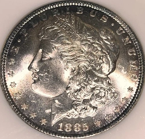 1885 P Morgan Silver Dollar $1 NGC MS 63 CAC