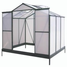 Serra a 3 Sezioni con 2 Porte in Alluminio Verde con Base