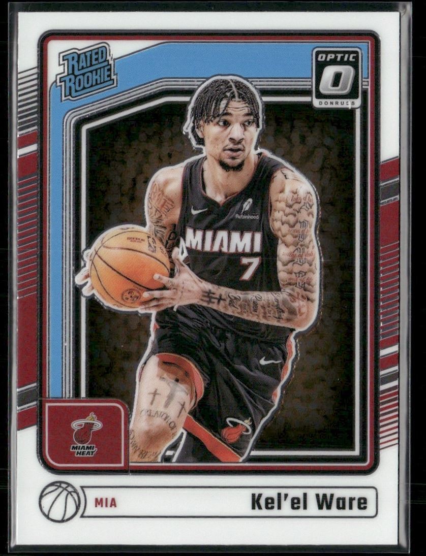 Kel'el Ware 2024-25 Donruss Optic Rookie Miami Heat #280