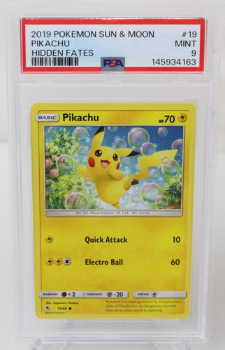 Pikachu graded PSA 9 for sale on eBay