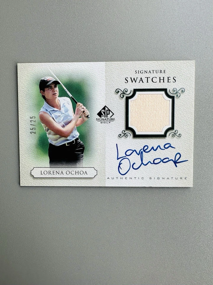 2004 Upper Deck SP Signature Swatches Auto Shirt Lorena Ochoa /25 RC Autograph - Image 2 of 4