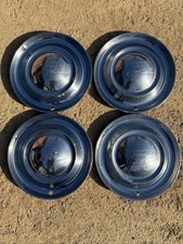1949 1950 Chevrolet Chevy Full Wheel Cover Accessory Hubcaps Lowrider Bomb Rare
