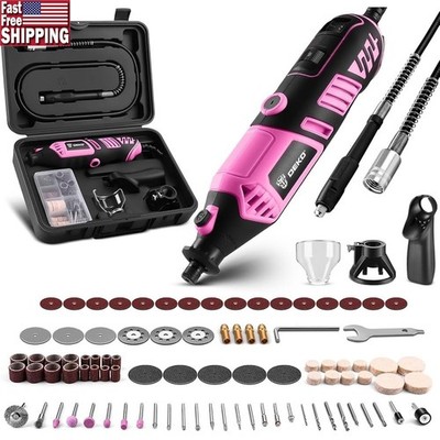 Rotary Tool Kit 127pcs Accessories Adjustable Speed Multi-Function Crafting New