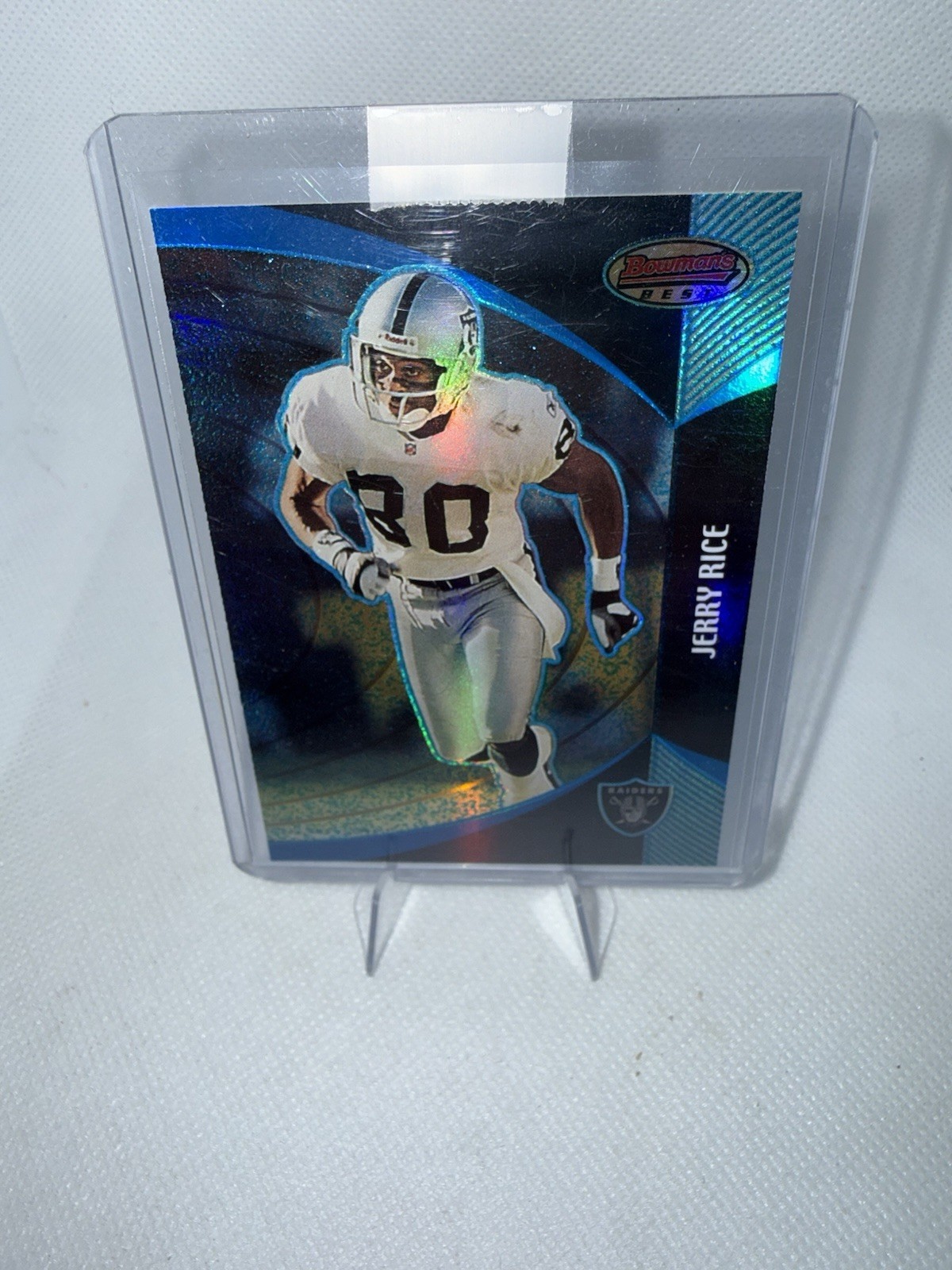 2003 Bowman's Best - Jerry Rice #59 Blue of 499 /499 Mint