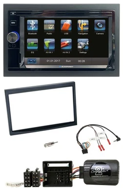 Blaupunkt SD Bluetooth 2DIN MP3 USB Lenkrad Autoradio für Citroen C2 C3 Berlingo - Bild 1 von 4