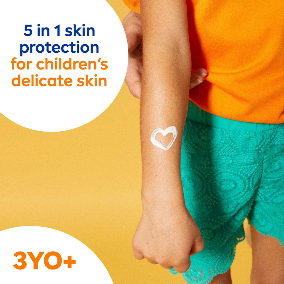 Loción protectora solar Nivea Kids FPS 50 resistente al agua 6,76 fl oz piel de niños Foto 3 de 4