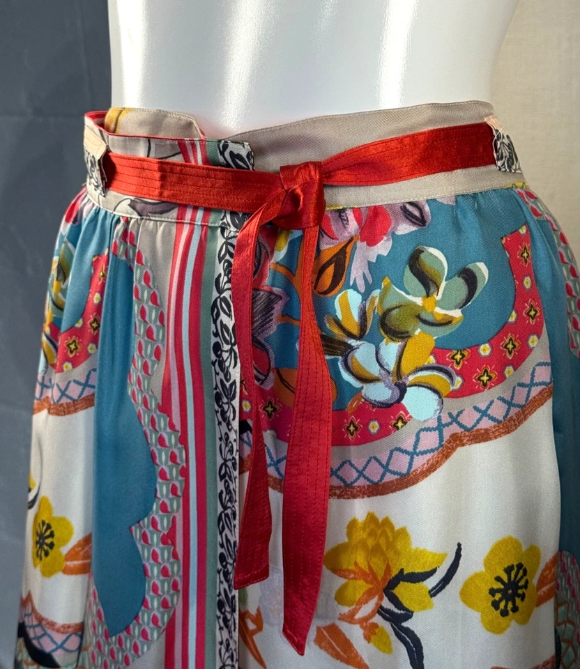 Falda envolvente con estampado de bufanda con paneles ETRO Milano TALLA IT44 US10, Bergdorf Goodman Nueva Foto 4 de 4