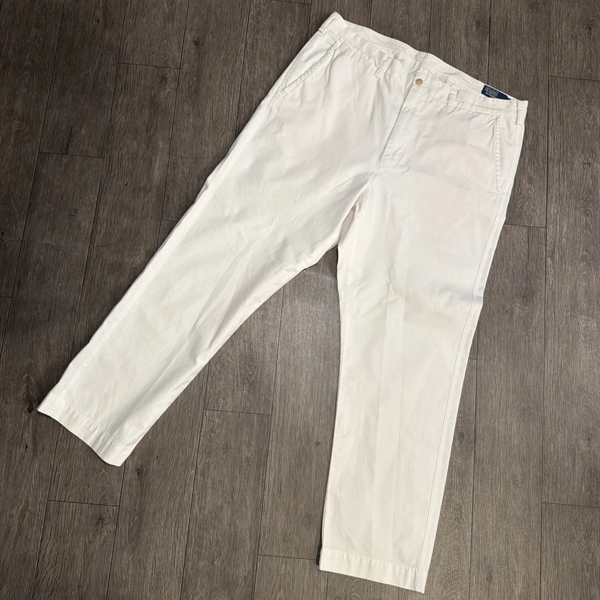 Polo Ralph Lauren Cotton White Pants for Men for sale | eBay
