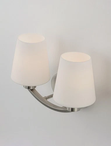 Maxim 11832SW Shelter 2 Light 13"W Bathroom Vanity Light - Picture 3 of 12