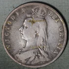 1890 Victoria Half Crown — photo from another recent sale