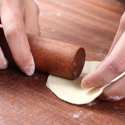 Holz Nudelholz für Fondant Tortenboden Plätzchen Gebäck Knödel Haut Backwerk