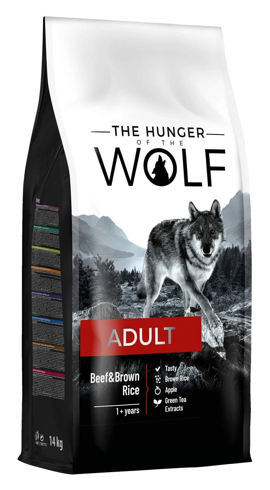 The Hunger of the Wolf Dry Dog Food - For All Breeds, Delicate Formula with Beef