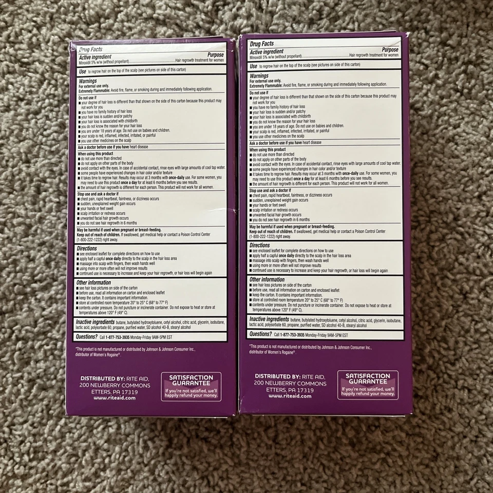 Minoxidil solução tópica de crescimento capilar espuma 5% para mulheres FORNECIMENTO DE QUATRO MESES - Imagem 3 de 4