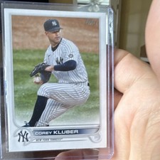 Topps 2022 Series 1 Corey Kluber New York Yankees #69 Base Set