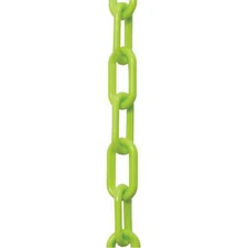 Manufacturer Varies Plastic Chain, Safety Green, 50 ft Length, Gloss 30014-50