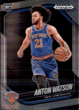 2024-25 Panini Prizm Black - Anton Watson New York Knicks #238 (RC)