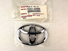New Oem Toyota Front Hood Emblem Badge Logo Chrome 75431-02080 Genuine