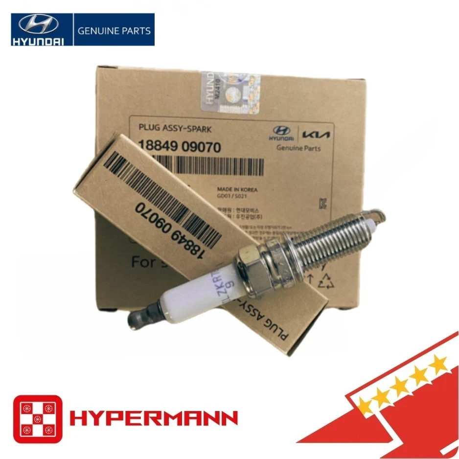 Genuine 4x Spark Plugs For 16-19 Sonata  17-20 Optima HYBRID 2.0L 18849-09070