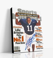 Penn State Autograph SI Canvas - LaVar Arrington - Linebacker U Fury