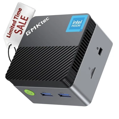GMKtec G5 Mini PC Intel Alder Lake N97 12GB RAM 256GB SSD Desktop