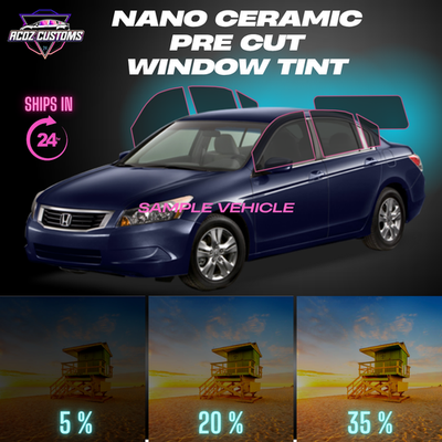 #ad Nano Ceramic PreCut Window Tint Film for Accord Sedan 2008 2012 All SidesBack $80.00