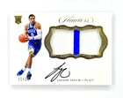 2017 Jayson Tatum Panini Flawless Gold RC Patch Auto RPA /25 GAME USED GU Jersey