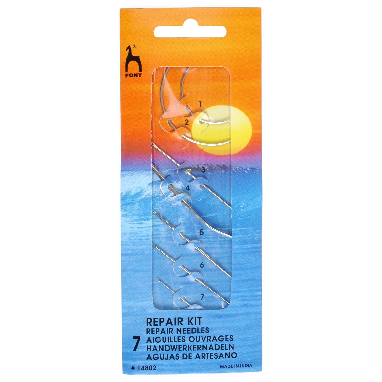 Pony Household Repair kit Hand sewing Needles, Pony, p14802