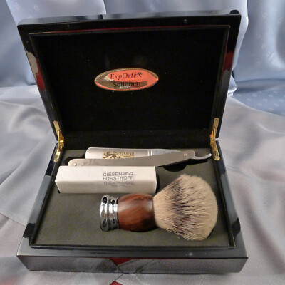 UNIKAT!! SAMMLERSET GIESEN&FORSTHOF 1920-2020 SOLINGEN GERMANY Rasiermesser