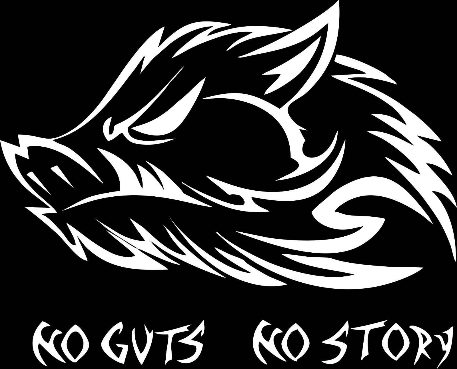No Guts No Story Wild Boar Truck JDM Auto Car Bumper Window Vinyl Decal Sticker - Picture 5 of 14