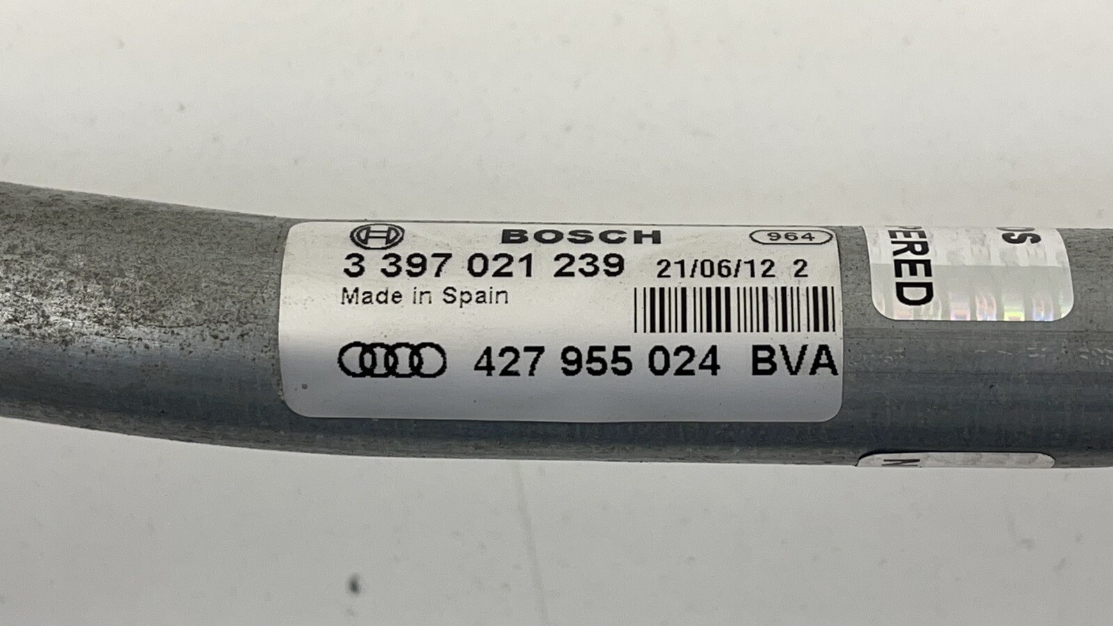 08-15 AUDI R8 SPYDER WINDSHIELD WIPER MOTOR W/ TRANSMISSION LINKAGE OEM
