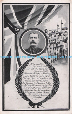 R708274 Lord Kitchener. Gedenkkarte. J. T. C