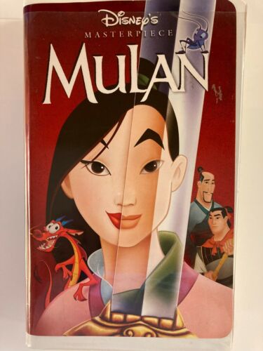 MULAN 1999 VHS Walt Disney Masterpiece Collection Clamshell Case #12747 TESTED