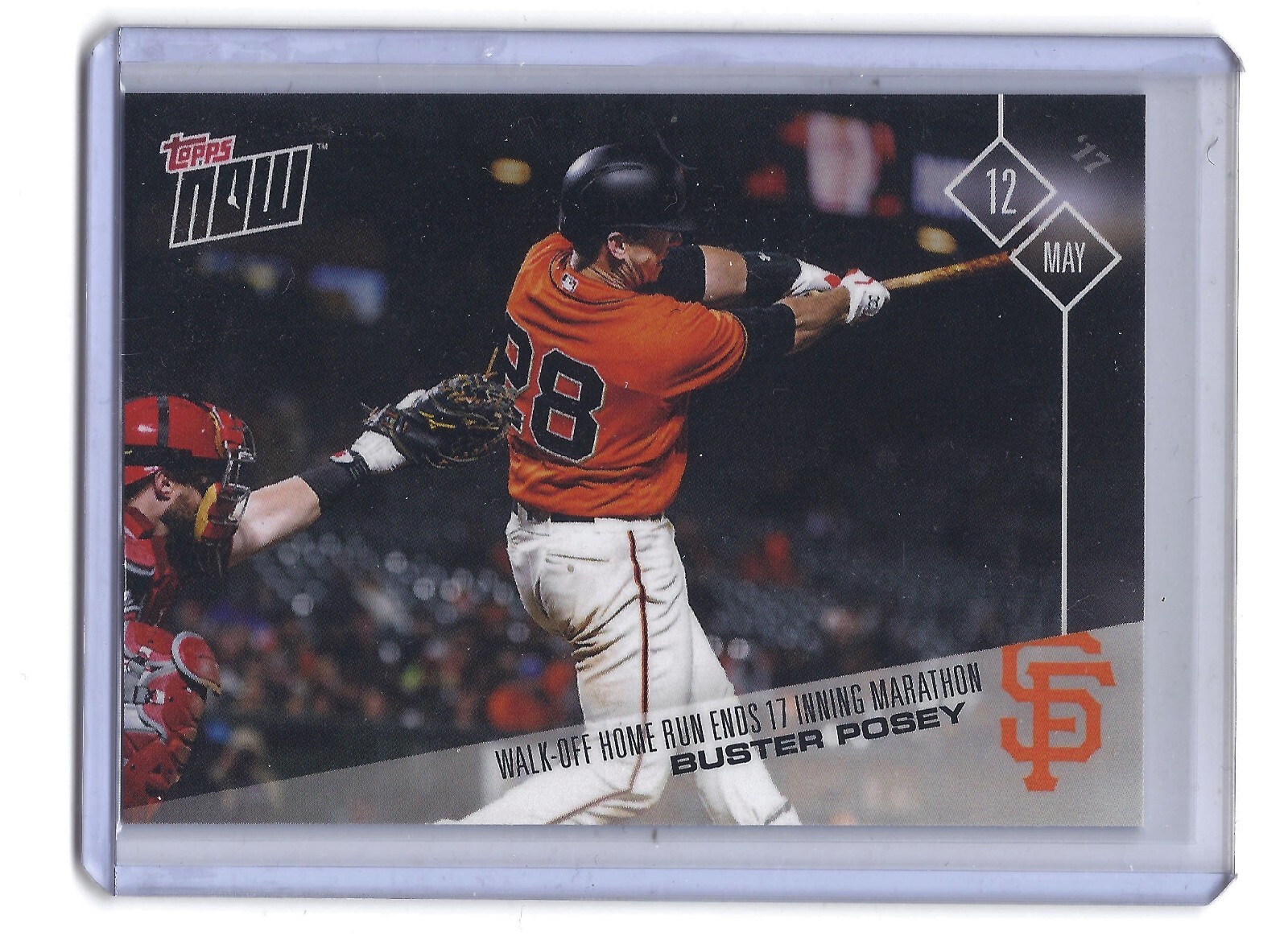2017 Topps Now #140 Buster Posey San Francisco Giants