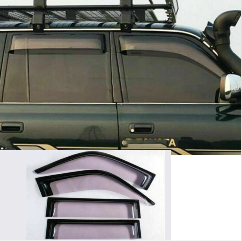 For 91-93 Land Cruiser LC80 FJ80 Car Window Visor Vent Sun Shade