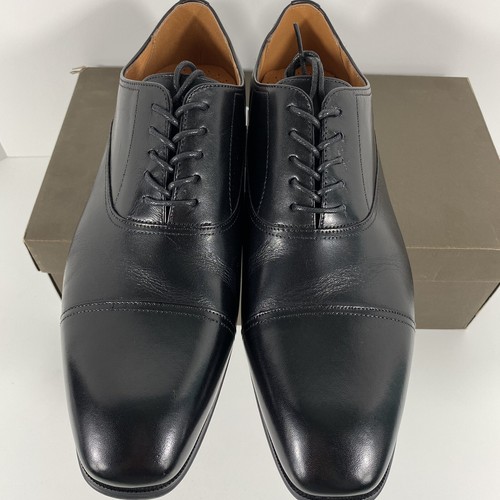 Florsheim Corbetta Cap Oxfords Black Leather Mens 11 3E WWW 14180-001 - Picture 3 of 11