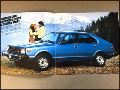 1981 Datsun Nissan 310 12-page Original Car Sales Brochure Catalog