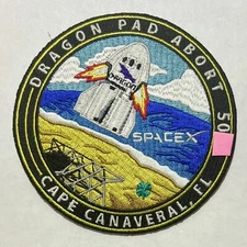 Employee Numbered - SpaceX Dragon Pad Abort Mission Patch