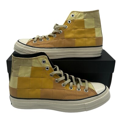 Converse CHUCK 70 Hi Gradient Patchwork Mens 9 Womens 11 Gravel/Egret/Black
