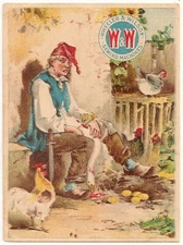 Wheeler & Wilson Sewing Machines Victorian Trade Card