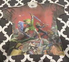 The Legend of Zelda Ocarina of Time 3D T Shirt Nintendo 2013 XL