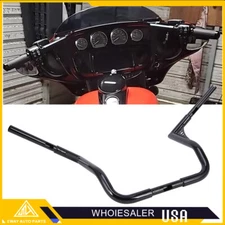 14'' Rise Ape Hanger Handlebar For Harley Touring Road King Street Glide 1982-UP