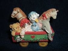 Cherished Teddies Enesco Toy Car "Rolling Along With Friends And Smiles"Figurine