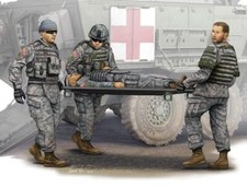 Trumpeter 1/35 Modern US Army Stretcher Ambulance Team (4 figures) # 00430 - ...