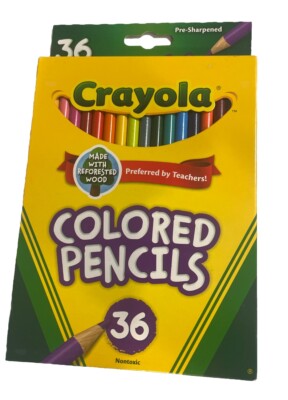 Crayola Colored Pencil Set, School Supplies, 36 Count (Pack of 1), Multicolor