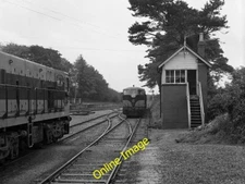 Photo 6x4 Freight trains meet at Swinford Beal Atha na Muice As one of CI c1975
