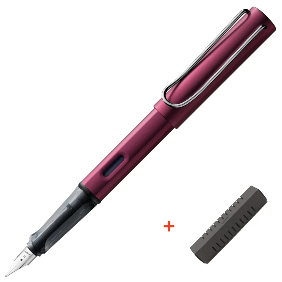 LAMY Füller Al Star Füllfederhalter Feder F Füllhalter Patronen Blau/Schwarz - Bild 2 von 4