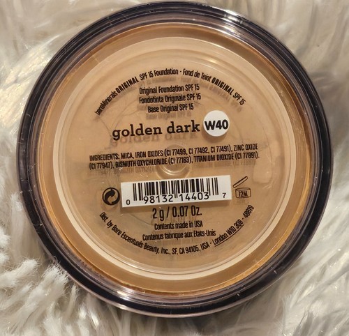 bareMinerals ORIGINAL SPF15 Foundation 2g Choose Shade Click Lock Sealed - Picture 2 of 3