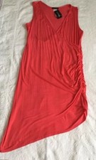 French Atmosphere Women's Raddish Orange Dress, Plus Size 3X New