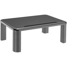 X4 Computer Desk Monitor Stand Riser with Height Adjustable Feet Office Storage