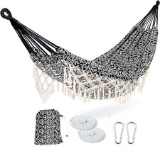 Portable Hammock with Tassel,2 Person,Brazilian Tree Hammocks with ... Fast Ship